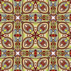 seamless geometry vintage pattern ethnic style ornamental backg N46