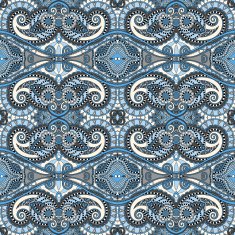 seamless geometry vintage pattern ethnic style ornamental backg N55