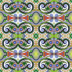 seamless geometry vintage pattern ethnic style ornamental backg N56