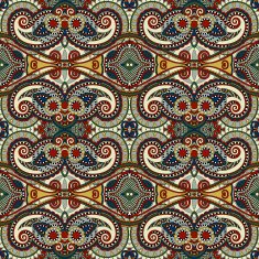 seamless geometry vintage pattern ethnic style ornamental backg N59