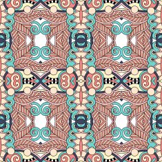 seamless geometry vintage pattern ethnic style ornamental backg N65