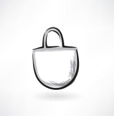 bag grunge icon