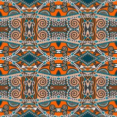 seamless geometry vintage pattern ethnic style ornamental backg N74