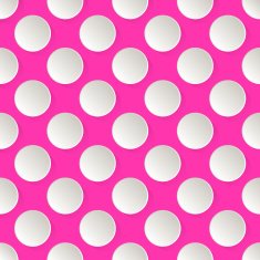 Flat cute circles in vintage style N2