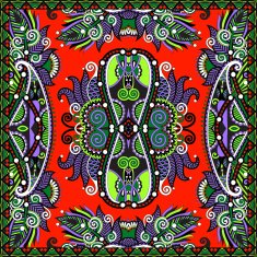 Traditional ornamental floral paisley bandanna Square ornament N50