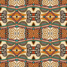 seamless geometry vintage pattern ethnic style ornamental backg N81