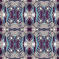 seamless geometry vintage pattern ethnic style ornamental backg N85