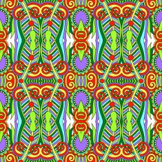 seamless geometry vintage pattern ethnic style ornamental backg N87