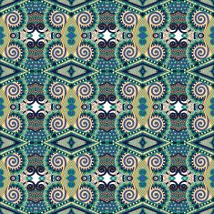 seamless geometry vintage pattern ethnic style ornamental backg N90