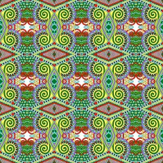 seamless geometry vintage pattern ethnic style ornamental backg N92