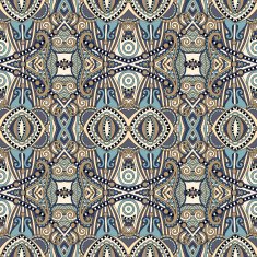 seamless geometry vintage pattern ethnic style ornamental backg N93