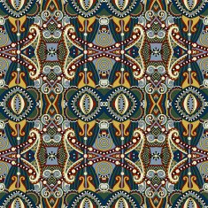 seamless geometry vintage pattern ethnic style ornamental backg N94