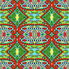 seamless geometry vintage pattern ethnic style ornamental backg N102