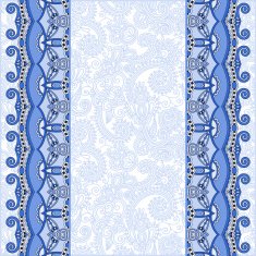 ornamental background with flower ribbon stripe pattern greeti N27