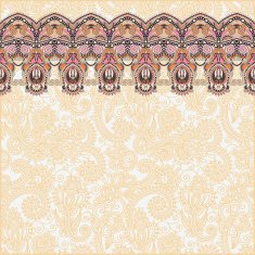 ornamental background with flower ribbon stripe pattern greeti N32