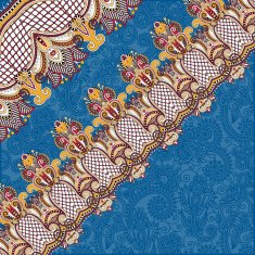 ornamental background with flower ribbon stripe pattern N18