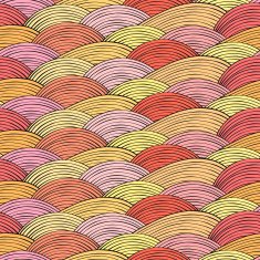 Seamless pattern with waves texture N4