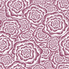 Etched Roses Seamless Pattern