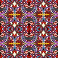 seamless geometry vintage pattern ethnic style ornamental backg N105