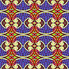 seamless geometry vintage pattern ethnic style ornamental backg N108