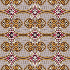 seamless geometry vintage pattern ethnic style ornamental backg N109