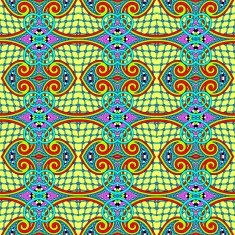 seamless geometry vintage pattern ethnic style ornamental backg N112