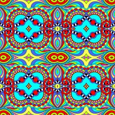 seamless geometry vintage pattern ethnic style ornamental backg N117