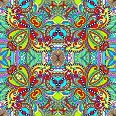 seamless geometry vintage pattern ethnic style ornamental backg N120