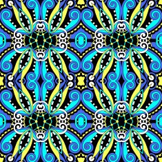 seamless geometry vintage pattern ethnic style ornamental backg N122