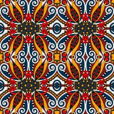 seamless geometry vintage pattern ethnic style ornamental backg N123
