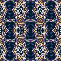 seamless geometry vintage pattern ethnic style ornamental backg N128