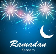 Moon Background for Muslim Community Festival Vector Illustratio