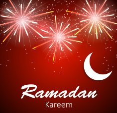 Moon Background for Muslim Community Festival Vector Illustratio N2