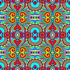 seamless geometry vintage pattern ethnic style ornamental backg N134