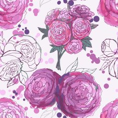 Seamless floral background N158