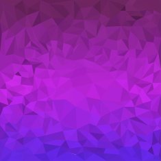 Blended bright purple gradient colored abstract polygonal geometric background
