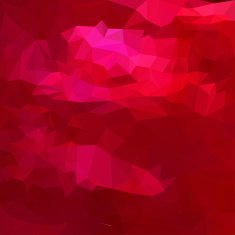 Blended bright red lighting polygonal abstract geometric background