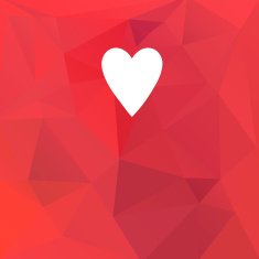 Holiday card with heart N2