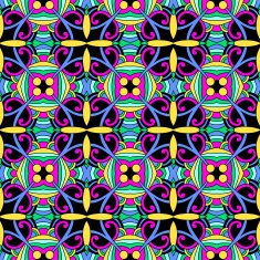 seamless geometry vintage pattern ethnic style ornamental backg N135