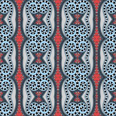 seamless geometry vintage pattern ethnic style ornamental backg N142