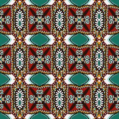 seamless geometry vintage pattern ethnic style ornamental backg N146