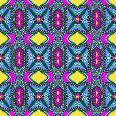 seamless geometry vintage pattern ethnic style ornamental backg N149