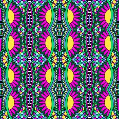 seamless geometry vintage pattern ethnic style ornamental backg N154