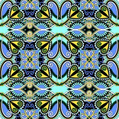 seamless geometry vintage pattern ethnic style ornamental backg N156