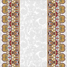 ornamental background with flower ribbon stripe pattern greeti N42