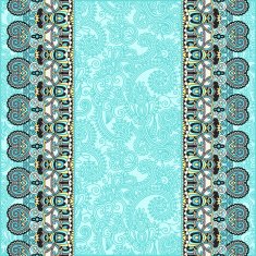 ornamental background with flower ribbon stripe pattern greeti N43