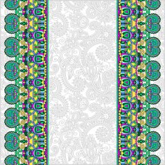 ornamental background with flower ribbon stripe pattern greeti N45