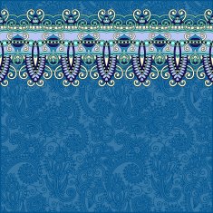ornamental background with flower ribbon stripe pattern greeti N46