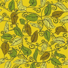Vector Decoration Pattern Seamless sprout