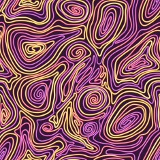 Vector seamless pattern with colored threads N2